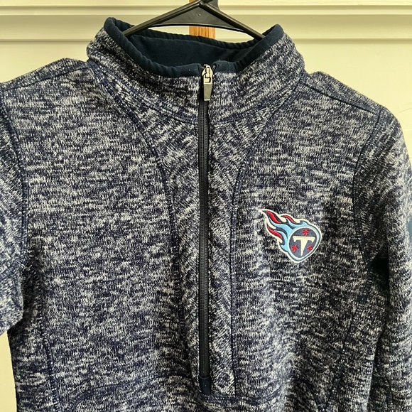 Antigua Women's Tennessee Titans Fortune Navy Pullover Jacket sz Medium - Picture 6 of 9